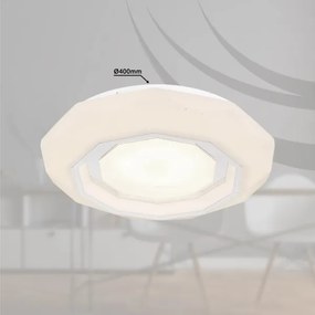 Globo 41280-24 - Lampada LED da soffitto dimmerabile HOKKI LED/24W/230V + DO