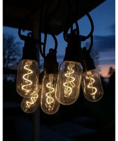 LED catena decorativa da esterno 6xLED/0,6W/230V 4,5 m IP44 nera