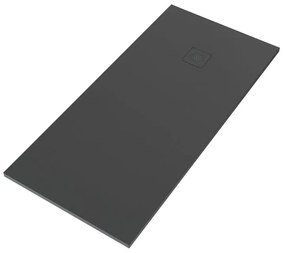 Piatto doccia SENSEA in composito minerale di resina gelificata Remix V3 grigio L 80 x L 170 x H 3.2 cm opaco