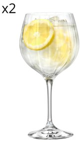 Set 2 calici Gin RCR Cristalleria Italiana