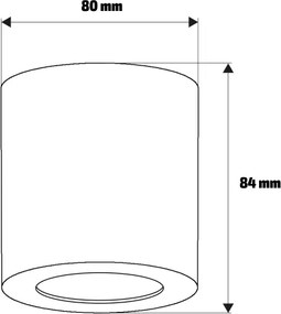 Brilagi - Faretto da bagno MIA 1xGU10/30W/230V 84x80 mm cromo opaco IP54