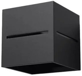 Applique da Parete in Alluminio LOBO G9 Nera Bidirezionale da interno