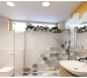 LED2-LED Faretto da incasso bagno dimmerabile ZETA LED/15W/230V 4000K IP44