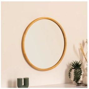 Atmosphera - Specchio da parete KIM diametro 55 cm albero di caucciù