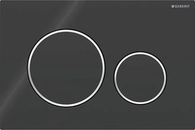 Geberit 115.882.KM.1 - Placca di comando Sigma20 24,6x16,4 cm nero