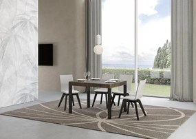 Tavolo Allungabile Everyday P.90 - Versatile e Elegante, 90x90/246 cm Everyday / Noce