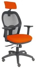 Sedia Ufficio con Poggiatesta P&amp;C B3DRPCR Arancione scuro