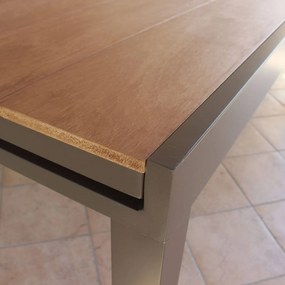 VIDUUS - tavolo da giardino allungabile in alluminio e polywood