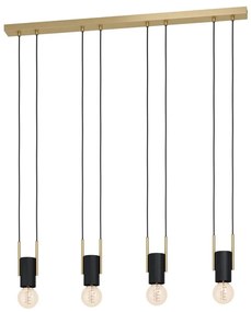 Eglo 98858 - Lampadario su corda BITACHITO 4xE27/40W/230V