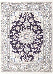 Nain Tappeto persiano 150 x 200 Blu (Iran) Annodato A Mano
