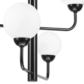 Lampadario a sospensione con catena OSCAR 6xG9/5W/230V nero