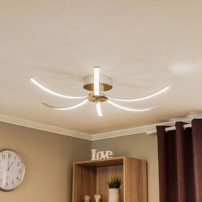 Domiluce Plafoniera LED Umbra 6 luci 91cm cromo