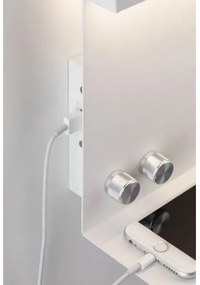 Paulmann 78919 - LED/4,5W Lampada dimmerabile con mensola e USB + LED/1,6W 230V