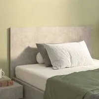 Testiera Letto Grigio Cemento 120x1,5x80cm in Legno Multistrato 811029