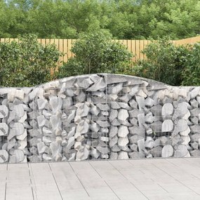 Cesti Gabbioni Ad Arco 25 Pz 400x50x100/120 Cm Ferro Zincato /