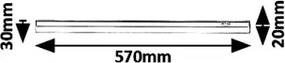 Rabalux 5217 - Illuminazione LED sottopensile GREG LED/9W/230V