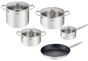 Tefal - Set di pentole 9 pz COOK EAT acciaio inossidabile