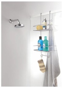 Mensola pensile per bagno a 2 piani Onda - Metaltex