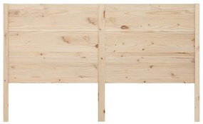 Testiera per letto 156x4x100 cm in legno massello di pino