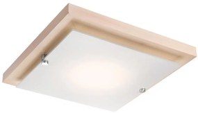 Plafoniera LED 1x12W 230V, finitura faggio