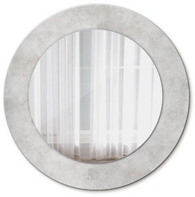 Specchio rotondo stampato Trama concreta fi 50 cm