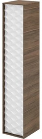 Colonna per mobile bagno Neo SENSEA 1 anta P 35 x L 30 x H 154 cm bianco laccato legno