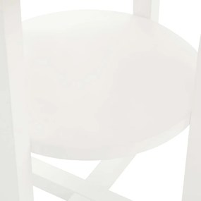 Tavolino per Lampada 40x50 cm in Legno Massello di Rovere