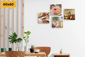 Set di quadri – Natura morta delicata per la cucina