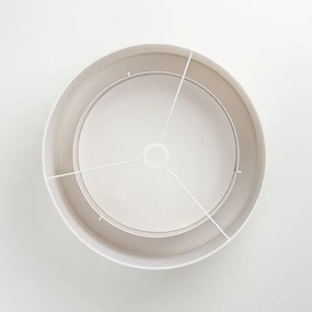 Brilagi - Plafoniera LED CERIA 1xE27/40W/230V Ø 50 cm bianco/beige