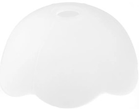 Vetro di ricambio per lampadario E27 diametro 18,4 cm bianco