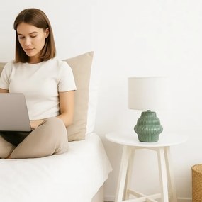 Rabalux 74059 - Lampada da tavolo GLIMO 1xE14/40W/230V verde