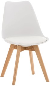 Sedia Da Pranzo Linares: Comfort E Stile Sofisticato / Weiß / Kunststoff