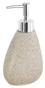 Dispenser Sapone Da Appoggio in Poliresina Effetto Pietra Stone