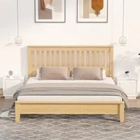 Comodini 2 pz Bianco Lucido 44x35x45 cm in Legno Multistrato 819841