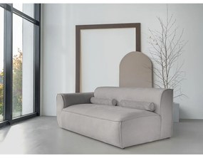 Divano componibile in grigio chiaro (con penisola a sinistra) Flex Felix – Miuform