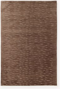 Tappeto in lyocell intrecciato a mano Oriana