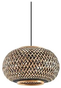 Nerys Lampada a Sospensione Black/Wood - Lindby