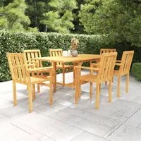 Set da Pranzo da Giardino 7 pz in Legno Massello di Teak cod mxl 40738