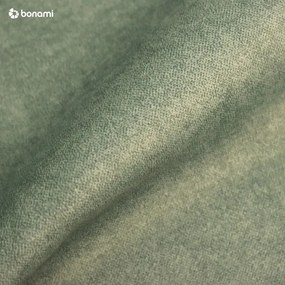 Letto matrimoniale imbottito verde con griglia 160x200 cm Tulsa - Ropez