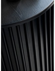 Tavolino rotondo nero ø 85 cm Siena - Unique Furniture