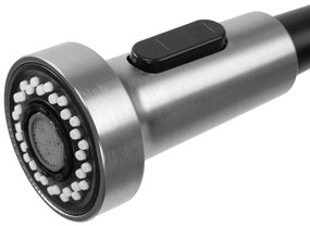 REA-B0417 - Rubinetto da cucina COLIN con doccetta estraibile 42,5 cm, finitura nichel