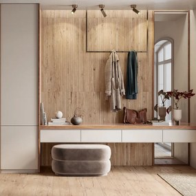 Piastrella da rivestimento interno in gres naturale 20 x 120 cm rettificato smaltato miele opaco Fable R9 traffico molto intenso (pei 5/5) Sp. 9 mm 0.96 mq