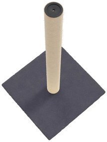 Palo tiragraffi per gatti grigio scuro 35x35x70 cm