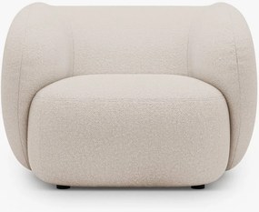 Poltrona Kate in bouclé – L108 cm