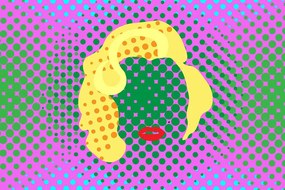 Carta da parati autoadesiva – Marilyn Monroe in stile pop art