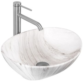 Lavabo da appoggio Rea Sofia Ash Matt