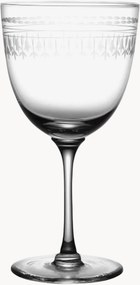 Set di 2 bicchieri da vino in cristallo soffiato Ovals
