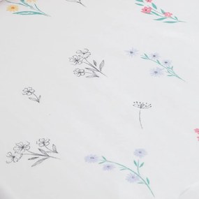 Lenzuolo con angoli per bambini bianco per culla 70x140 cm Bunny Tails Ditsy Flowers – Catherine Lansfield