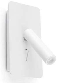 FARO 62117 - Faretto LED da muro  SUAU LED/3W/230V USB bianco