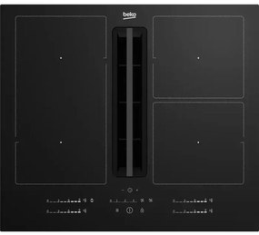 Piano cottura a induzione a induzione 60cm 4 fuochi 7400w - HIXI64700UF1 Beko